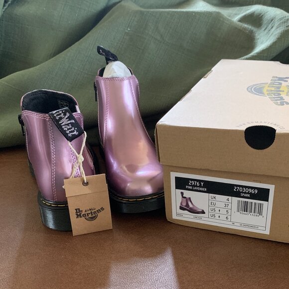 Dr Martens Chelsea Boot 2976Y, Pink Lavender - Picture 4 of 8